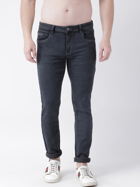 

Rex Straut Jeans Men Grey Slim Fit Mid-Rise Clean Look Stretchable Jeans