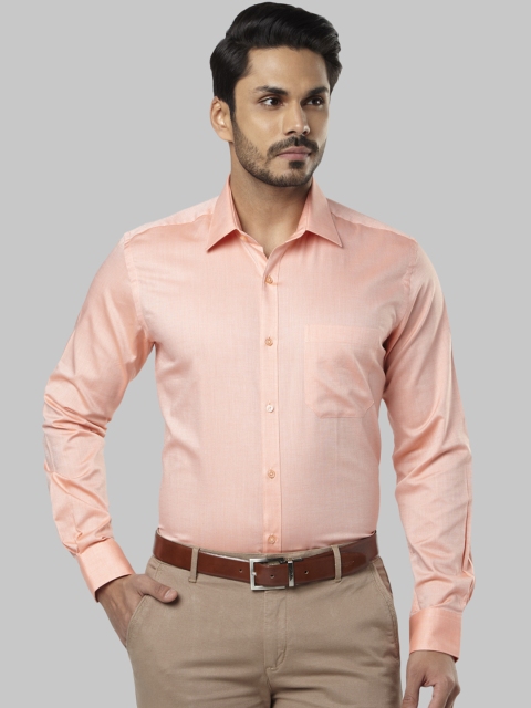 

Raymond Men Orange Regular Fit Solid Formal Shirt