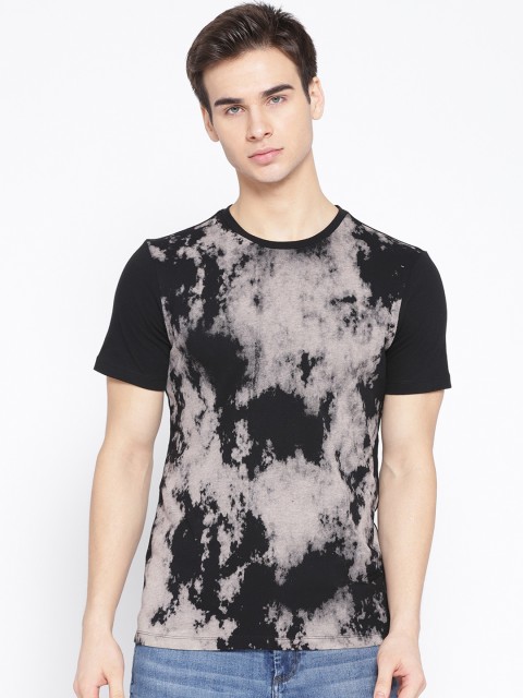 

LA LOFT Men Grey Printed Round Neck T-shirt