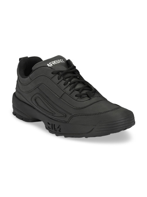 

AfroJack Men Black Sneakers