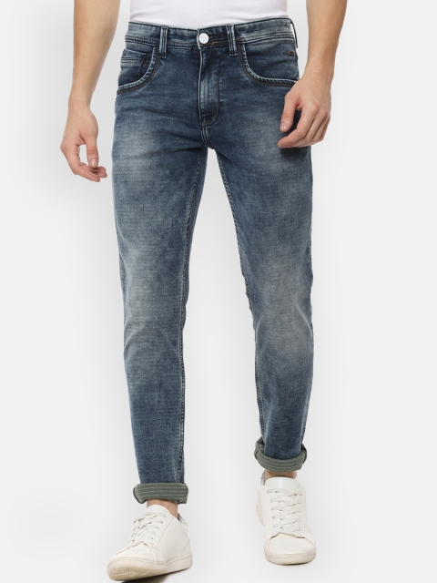 

V Dot Men Blue Skinny Fit Mid-Rise Clean Look Stretchable Jeans