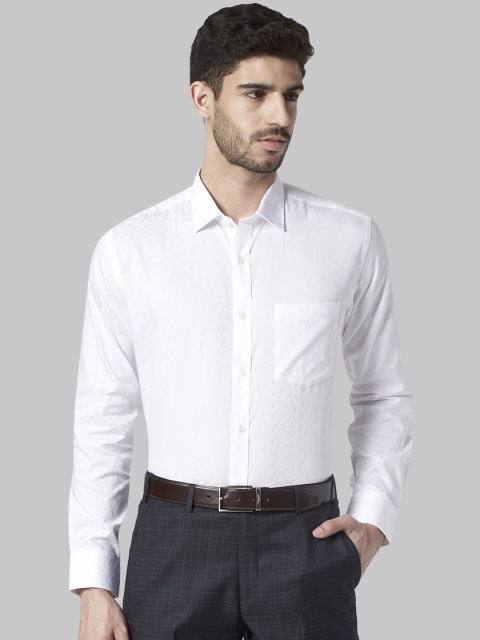 

Park Avenue Men White Regular Fit Solid Formal Shirt