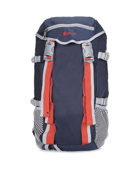 

Impulse Unisex Blue & Grey Colourblocked Majestic 55 Litres Rucksack