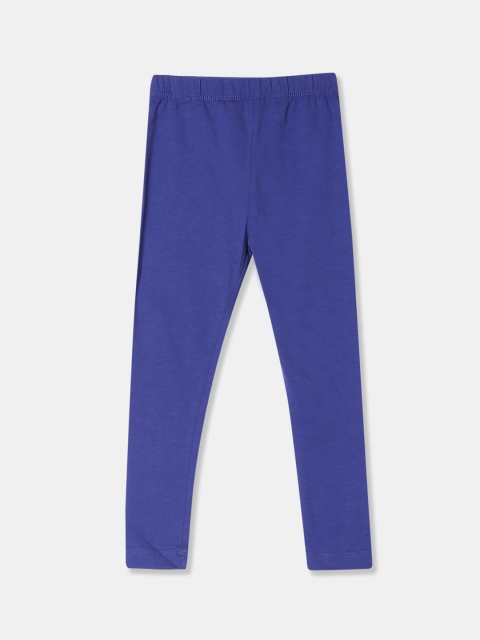 

Donuts Infant Girls Blue Solid Ankle-Length Leggings