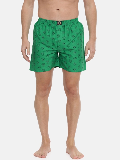 

Joven Men Green Printed Woven Boxers JB1P-GRN-PALM