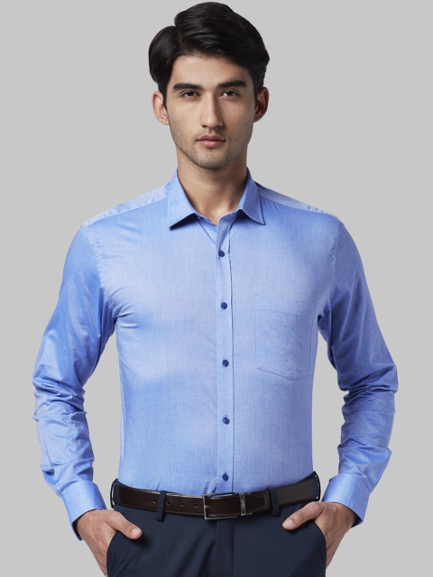 

Park Avenue Men Blue Slim Fit Solid Formal Shirt