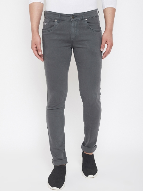 

Canary London Men Grey Skinny Fit Low-Rise Clean Look Jeans