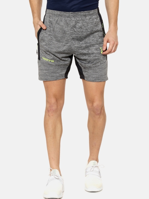 

Campus Sutra Men Grey Solid Regular Fit Shorts