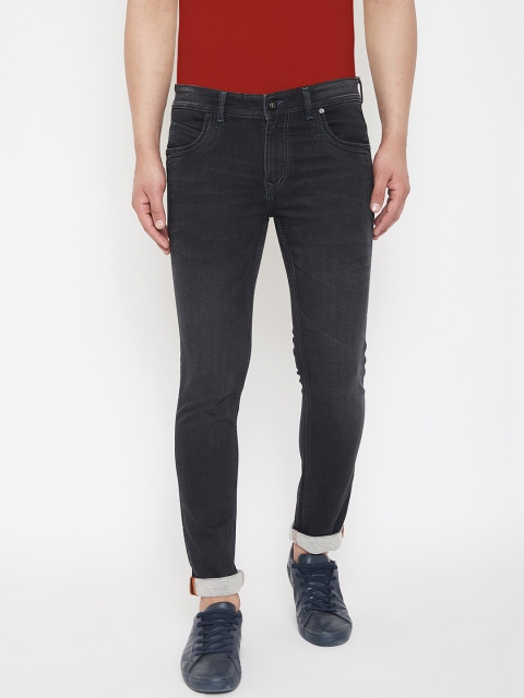 

Canary London Men Black Skinny Fit Low-Rise Clean Look Stretchable Jeans