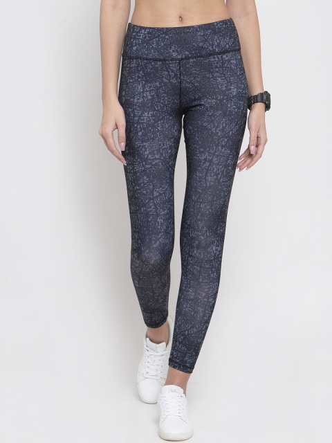 

Boston Club Women Black Printed Skinny-Fit Tights