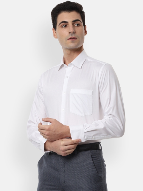 

Van Heusen Men White Regular Fit Solid Formal Shirt