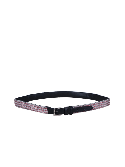 

Diwaah Women Navy Blue & White Woven Design Belt
