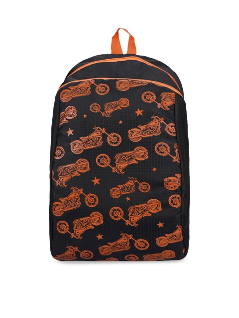 

Impulse Unisex Black & Orange Backpack