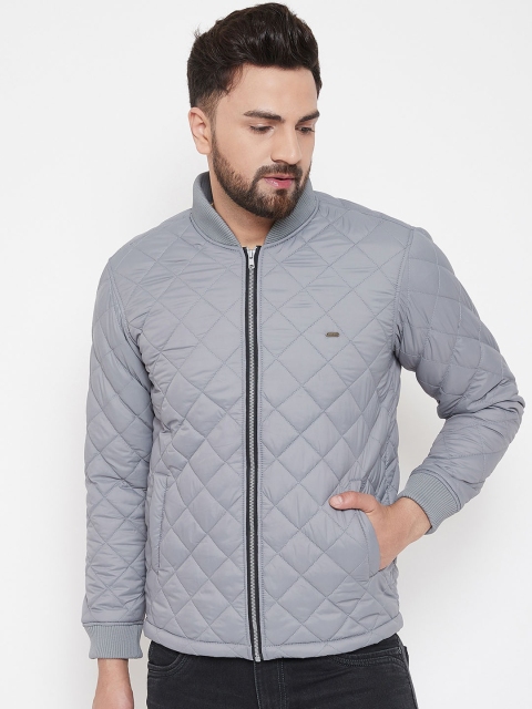 

Canary London Men Grey Solid Lightweight Padded Jacket