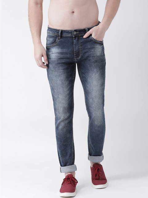 

Rex Straut Jeans Men Blue Slim Fit Mid-Rise Clean Look Stretchable Jeans