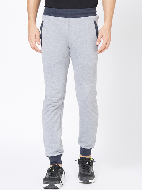 

FiTZ Men Grey Melange Solid Slim Fit Joggers