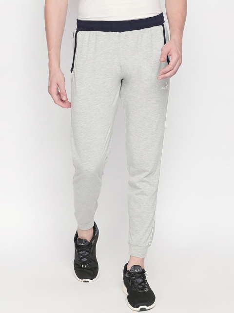 

FiTZ Men Grey Melange Solid Slim-Fit Joggers