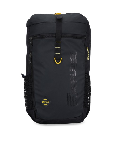 

Impulse Unisex Black & Yellow Solid Sniffer Large 45 Litres Rucksack