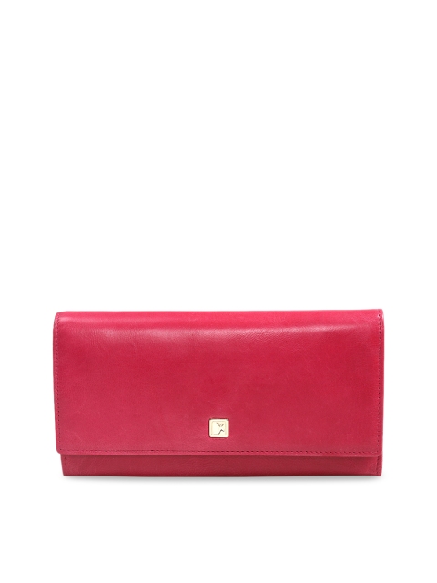 

Da Milano Women Pink Solid Two Fold Wallet