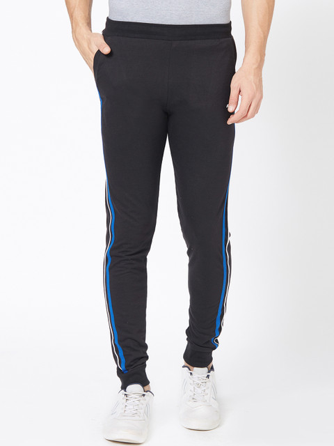 

FiTZ Men Black Solid Slim Fit Joggers