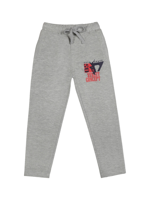 

Lil Tomatoes Boys Grey Solid Track Pants