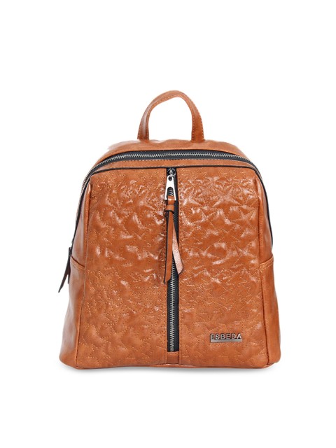 

ESBEDA Women Tan & Brown Backpack