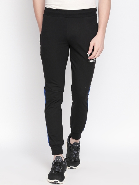 

FiTZ Men Black Solid Slim-Fit Joggers