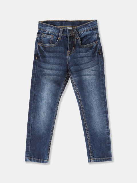 

Cherokee Boys Blue Slim Fit Mid-Rise Clean Look Jeans