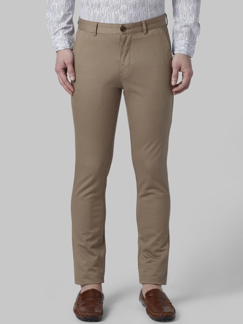 

Park Avenue Men Khaki Regular Fit Solid Regular Trousers