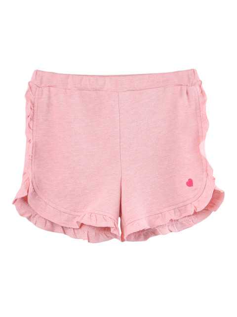 

Beebay Girls Pink Solid Regular Fit Hot Pants