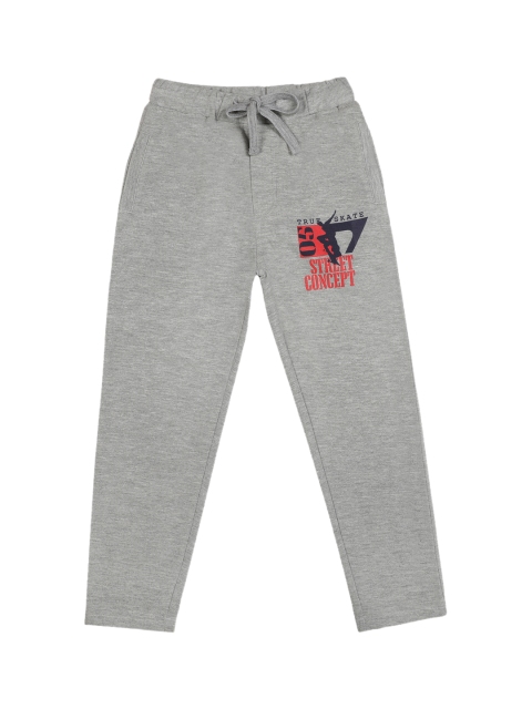

Lil Tomatoes Boys Grey Solid Track Pants