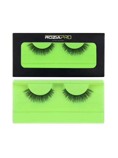 

Rozia Women Black Reusable Artificial Eyelashes