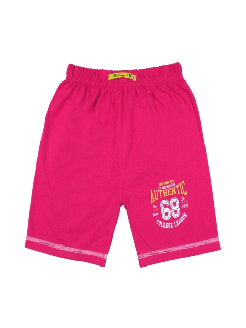 

SWEET ANGEL Boys Pink Solid Regular Shorts