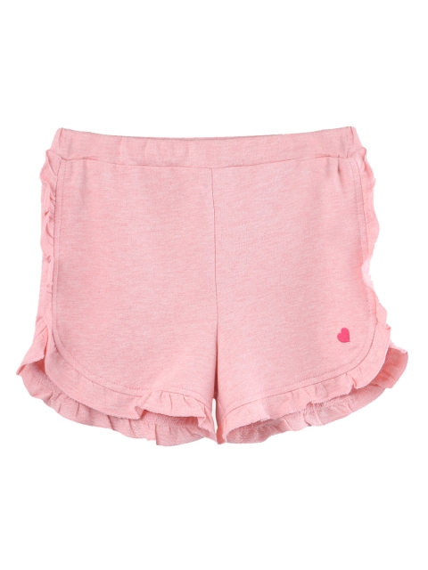 

Beebay Girls Pink Solid Regular Fit Hot Pants