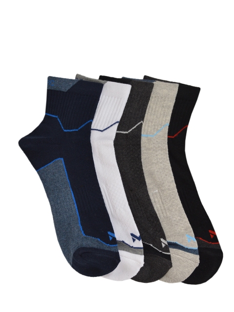 

MARC Men Pack of 5 Assorted Ankle-Length Socks