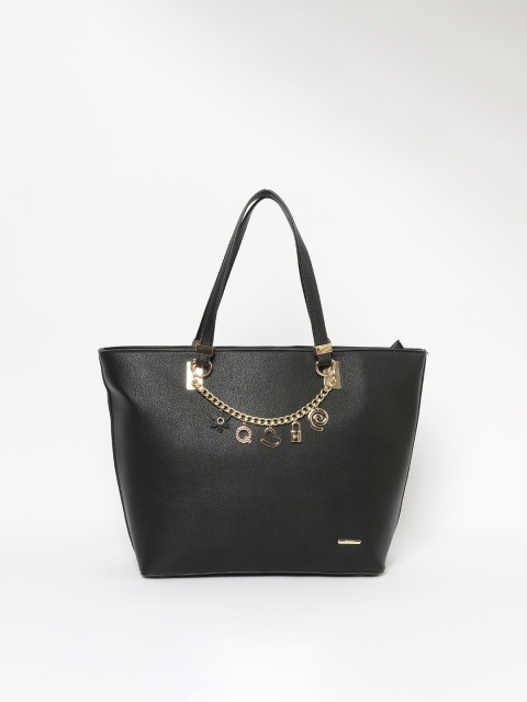 

Ginger by Lifestyle Black Solid Shoulder Bag