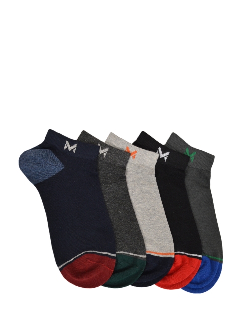 

MARC Men Pack of 5 Assorted Ankle-Length Socks
