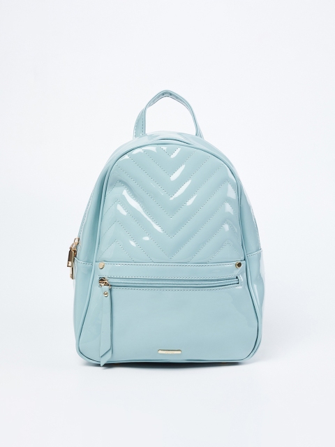 

Ginger by Lifestyle Women Blue Textured Backpack