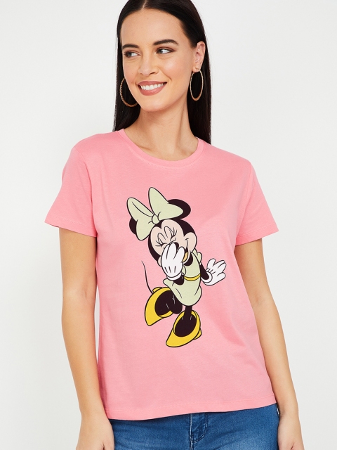 

Ginger by Lifestyle Women Pink Printed Top