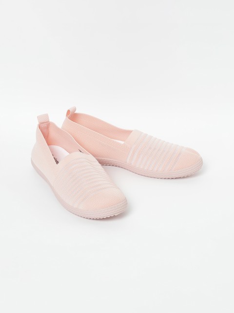 

Ginger by Lifestyle Women Pink Slip-On Sneakers