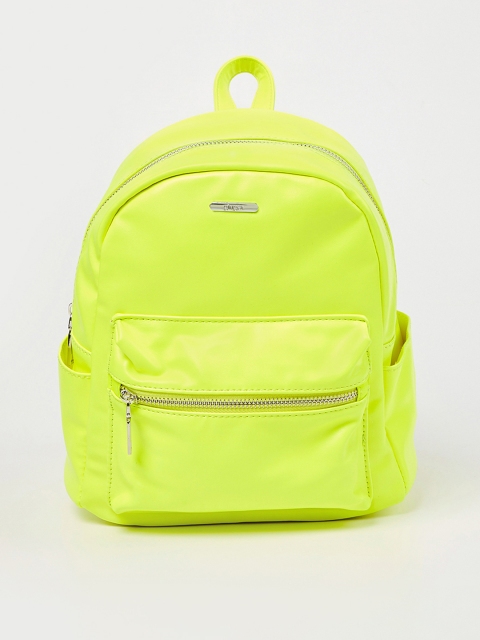 

Ginger by Lifestyle Women Fluorescent Green Solid Backpack
