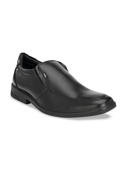 

Hitz Men Black Solid Formal Slip-Ons