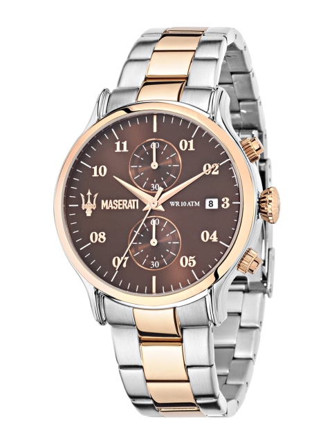 

Maserati Men Maroon Chronograph Watch R8873618001