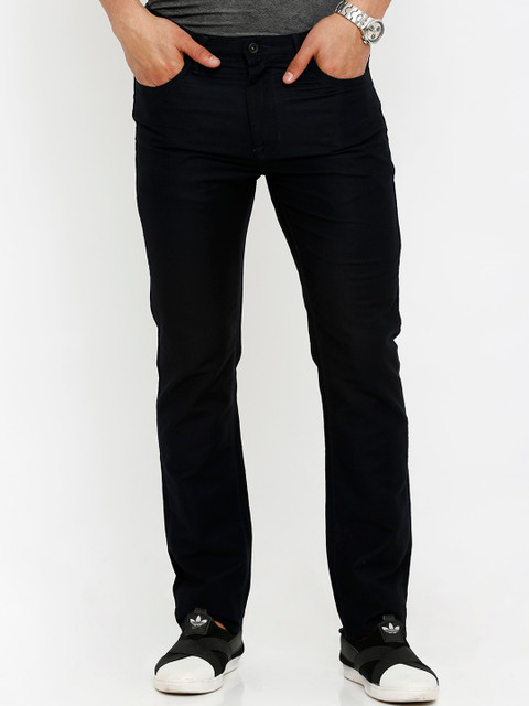 

Rex Straut Jeans Men Blue Slim Fit Mid-Rise Clean Look Stretchable Jeans