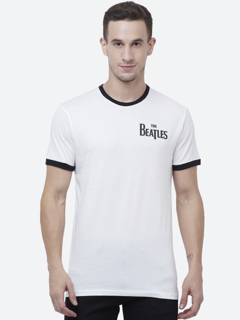 

Free Authority The Beatles Featured White Tshirt for Men