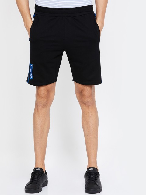 

UCLA Men Black Solid Regular Fit Shorts