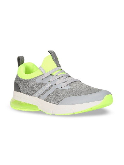 

U.S. Polo Assn. Men Grey Solid Active Sneakers