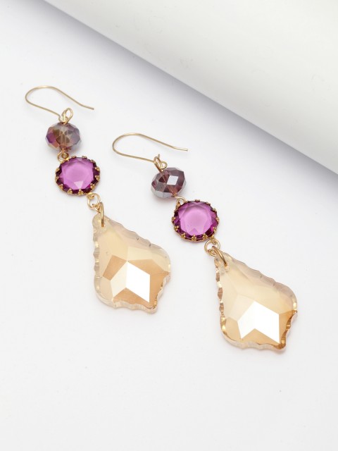 

AVANT-GARDE PARIS Gold-Plated Teardrop Shaped Drop Earrings