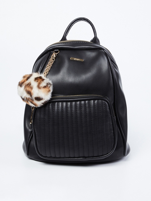 

Ginger by Lifestyle Women Black Solid Backpack