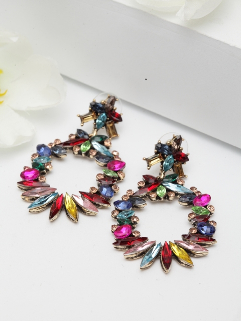 

AVANT-GARDE PARIS Multicoloured Contemporary Drop Earrings, Multi